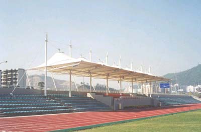 商店門頭張拉膜結(jié)構(gòu)